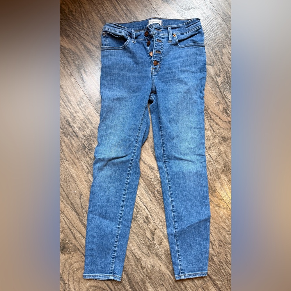 Madewell Women's Skinny Jeans in Medium Blue Wash